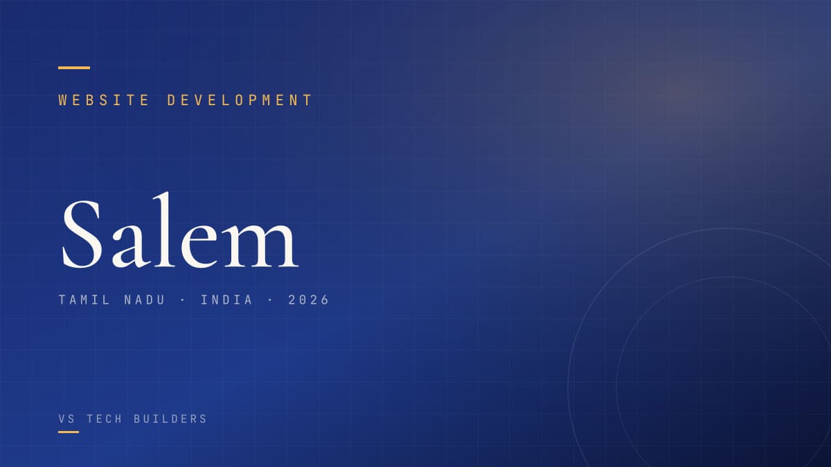 Website Development in Salem: The Complete 2026 Guide for Local Businesses