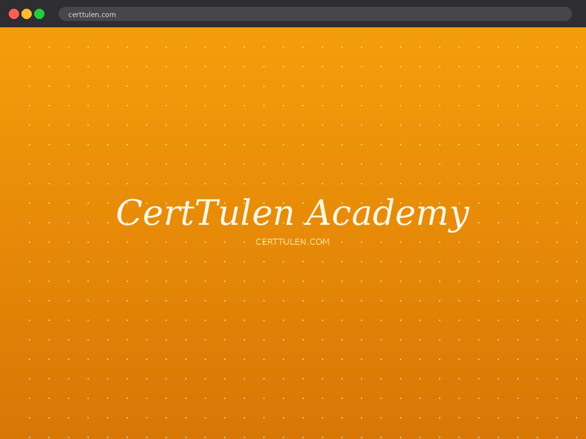 CertTulen Academy